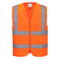 C375 - Hi-Vis Zipped Band and Brace Vest