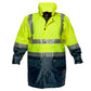 MJ208 - Hi-Vis Polar Fleece Lined Rain Jacket with Tape