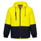 MH317 - Hi-Vis Water Repellent Contrast Zipped Class D Hoodie