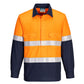FR713 - Portflame FR Class D/N Two-Tone Vented Shirt