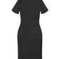 BIZ CORPORATES Womens Cool Stretch Short Sleeve Shift Dress 30112