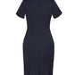 BIZ CORPORATES Womens Cool Stretch Short Sleeve Shift Dress 30112