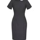 BIZ CORPORATES Womens Comfort Wool Stretch Short Sleeve Shift Dress 34012