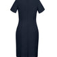 BIZ CORPORATES Womens Comfort Wool Stretch Short Sleeve Shift Dress 34012