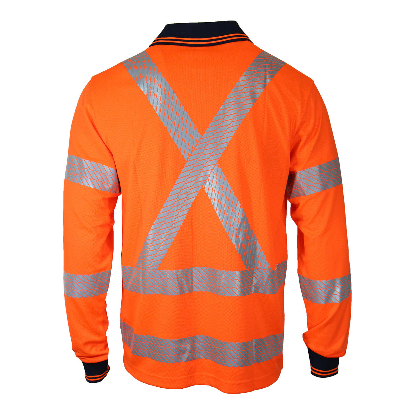 DNC HiVis Segmented Tape X Back Polo - LS 3510
