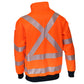 DNC HiVis Segmented Tape X Back 1/2 Zip Jumper 3533