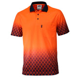 DNC HiVis Sublimated Metal Mesh Polo 3551