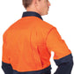 DNC HiVis Cool-Breeze Vertical Vented Cotton Shirt - Long sleeve 3732