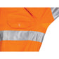 DNC Ladies HiVis 3 Way Cool-Breeze Cotton Shirt with Gusset Sleeve, 3M R/Tape - Long Sleeve 3749