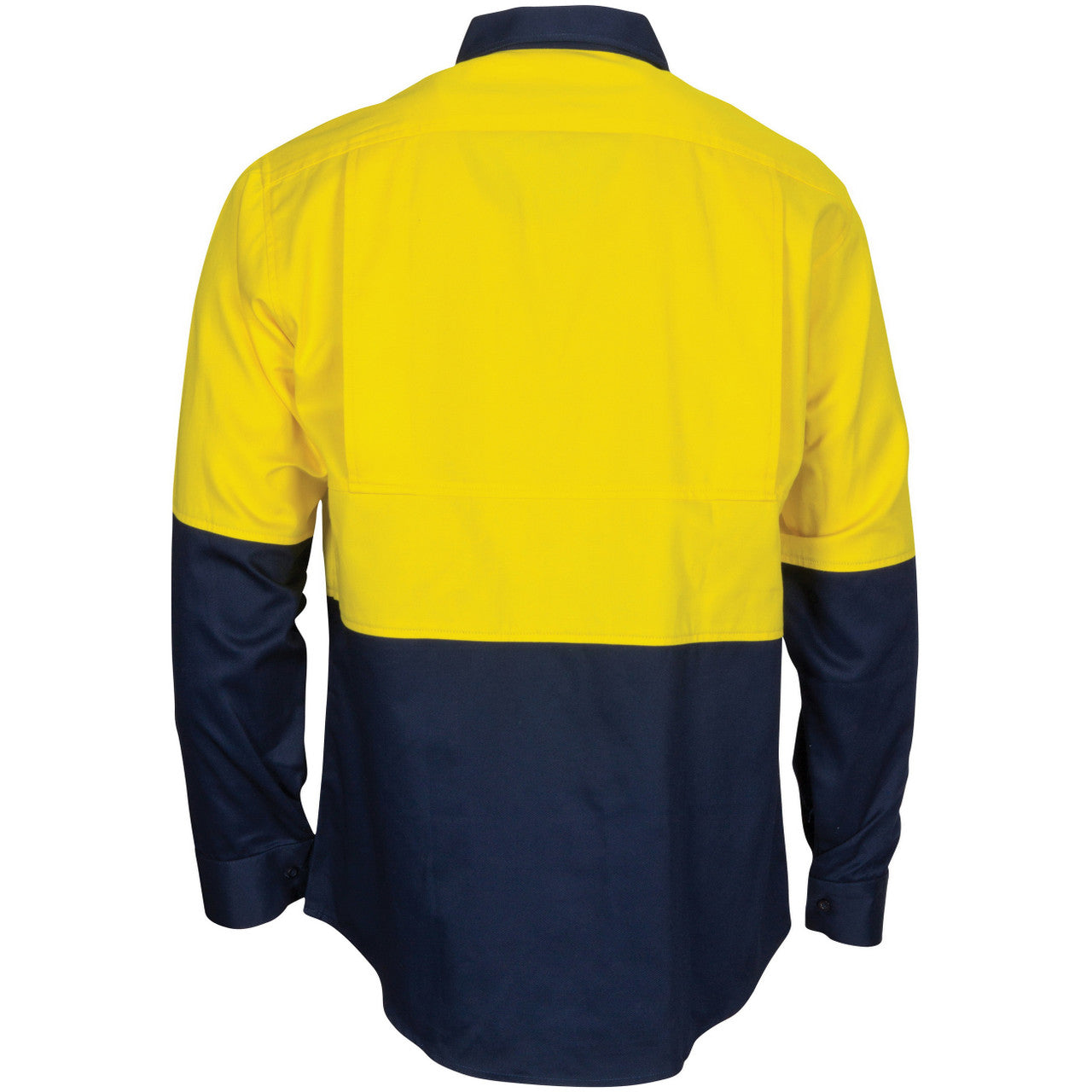 DNC HiVis R/W Cool-Breeze T2 Vertical Vented Cotton Shirt with Gusset Sleeves - Long Sleeve 3781