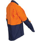 DNC HiVis R/W Cool-Breeze T2 Vertical Vented Cotton Shirt with Gusset Sleeves - Long Sleeve 3781