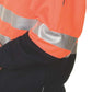 DNC HiVis Two Tone Cotton Fleecy Sweat Shirt V-Neck with 3M R/Tape 3924