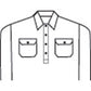 DNC HiVis Cool-Breeze Close Front Cotton Shirt with Generic R/Tape 3945