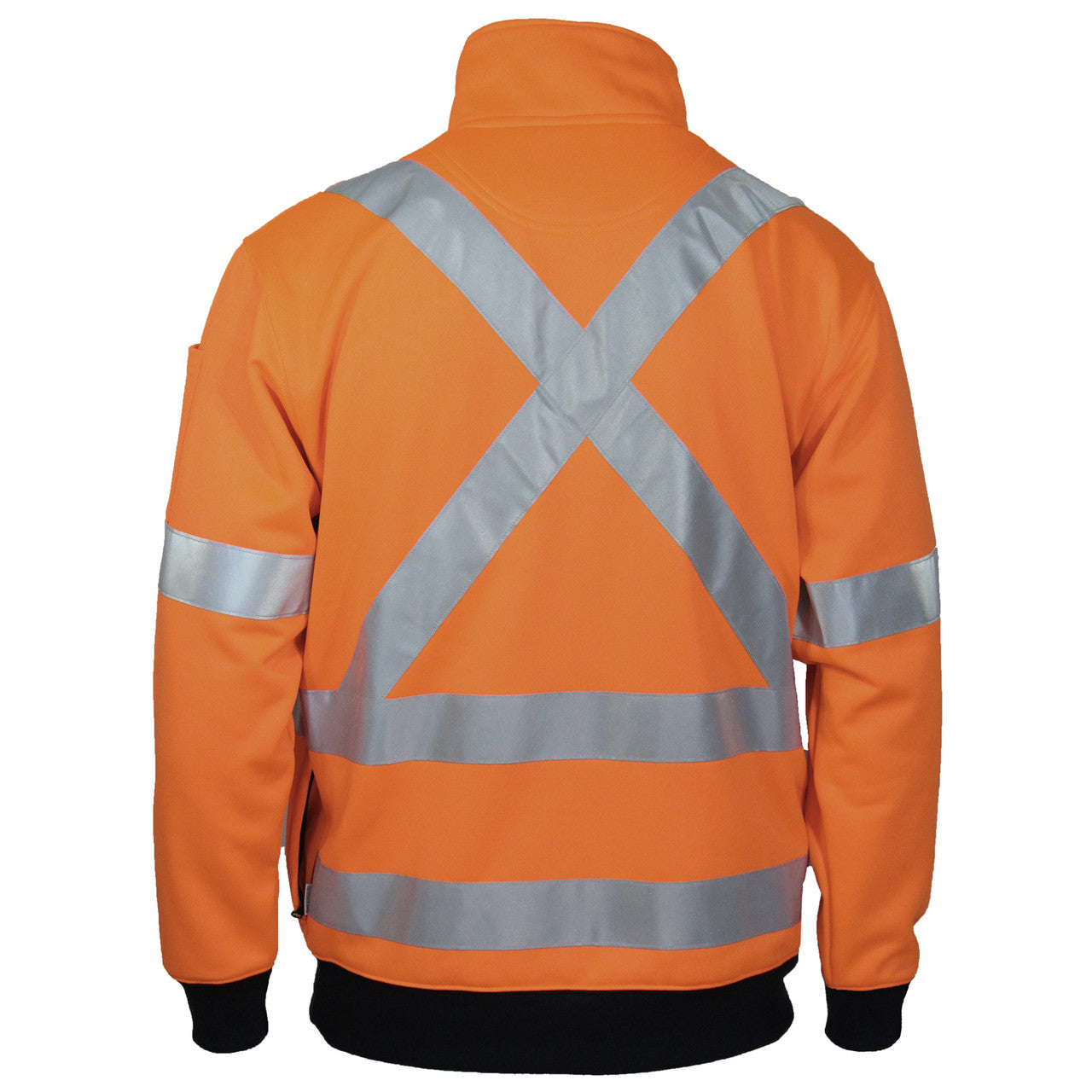 DNC HiVis X Back 1/2 Zip Cotton Jumper 3952