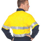 DNC HiVis Cool-Breeze Vertical Vented Cotton Shirt with Generic R/Tape - Long sleeve 3984