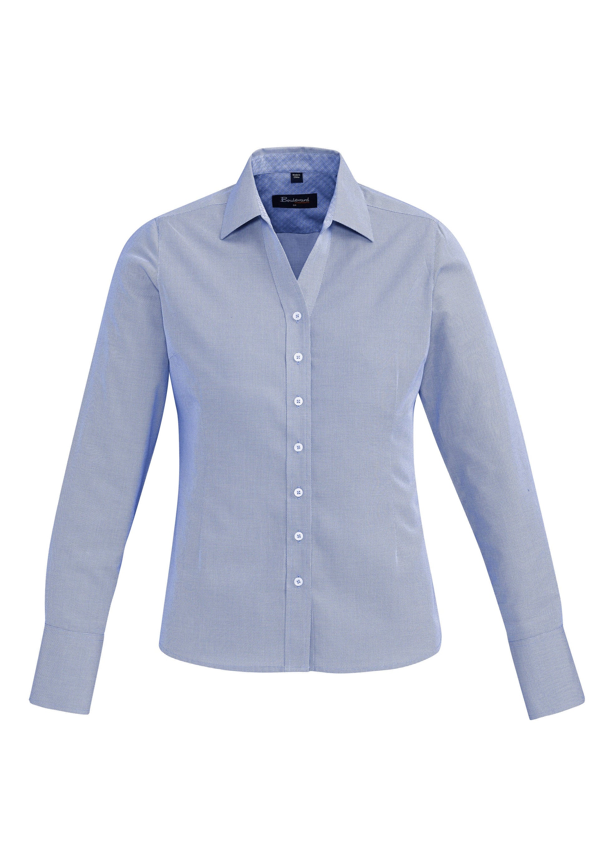 BIZ CORPORATES Womens Hudson Long Sleeve Shirt 40310