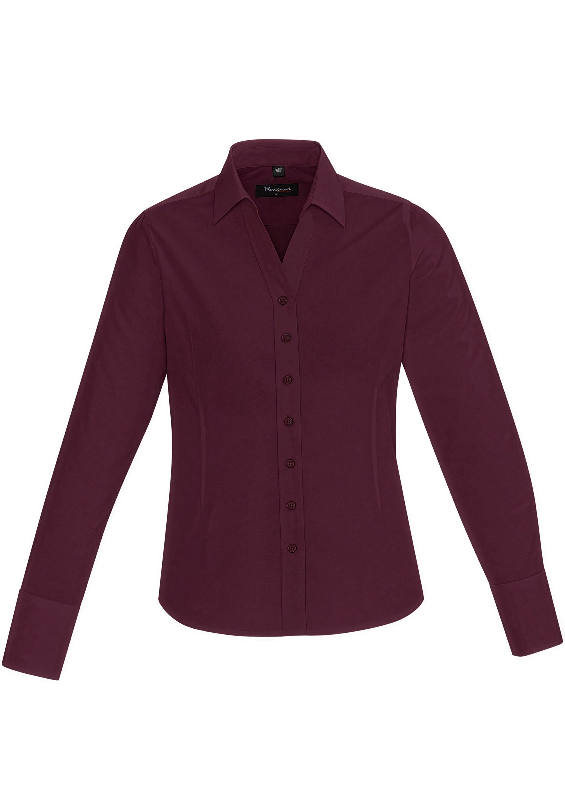 BIZ CORPORATES Womens Hudson Long Sleeve Shirt 40310