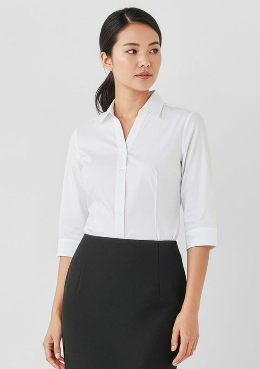 BIZ CORPORATES Womens Hudson 3/4 Sleeve Shirt 40311