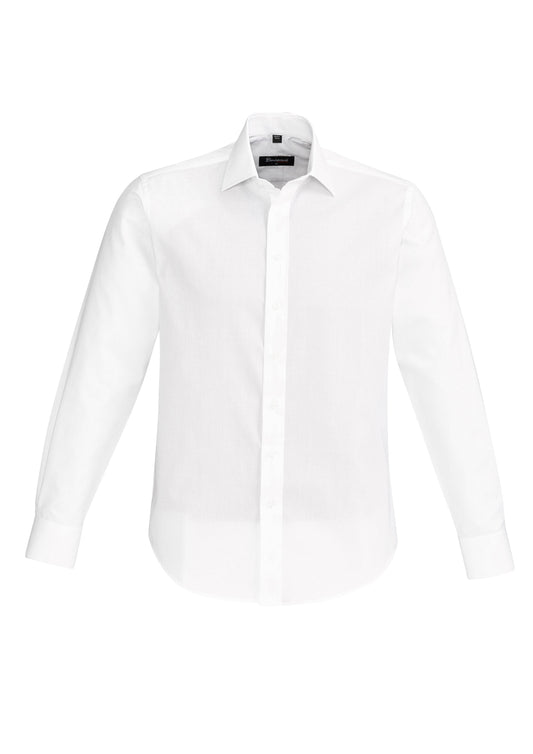 BIZ CORPORATES Mens Hudson Long Sleeve Shirt 40320