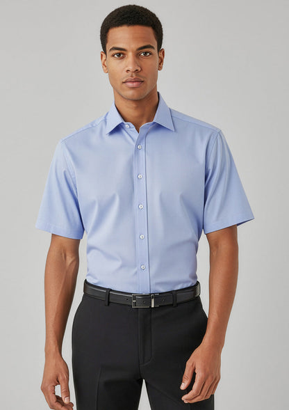 BIZ CORPORATES Mens Hudson Short Sleeve Shirt 40322