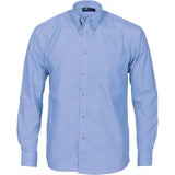 DNC Polyester Cotton Chambray Business Shirt - Long Sleeve 4122