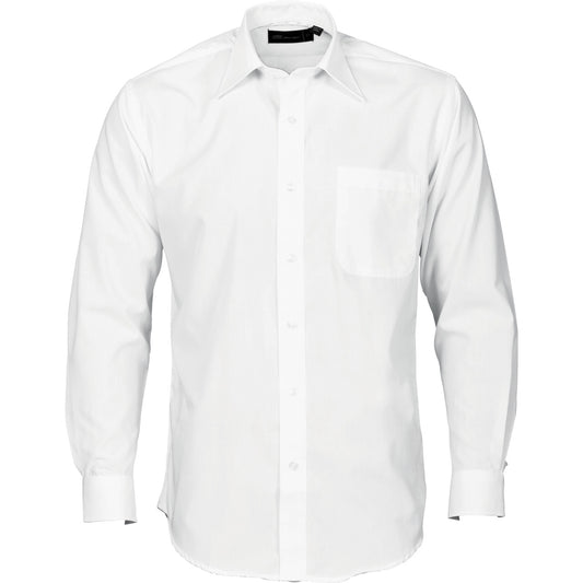 DNC Mens Premier Poplin Business Shirts - Long Sleeve 4152