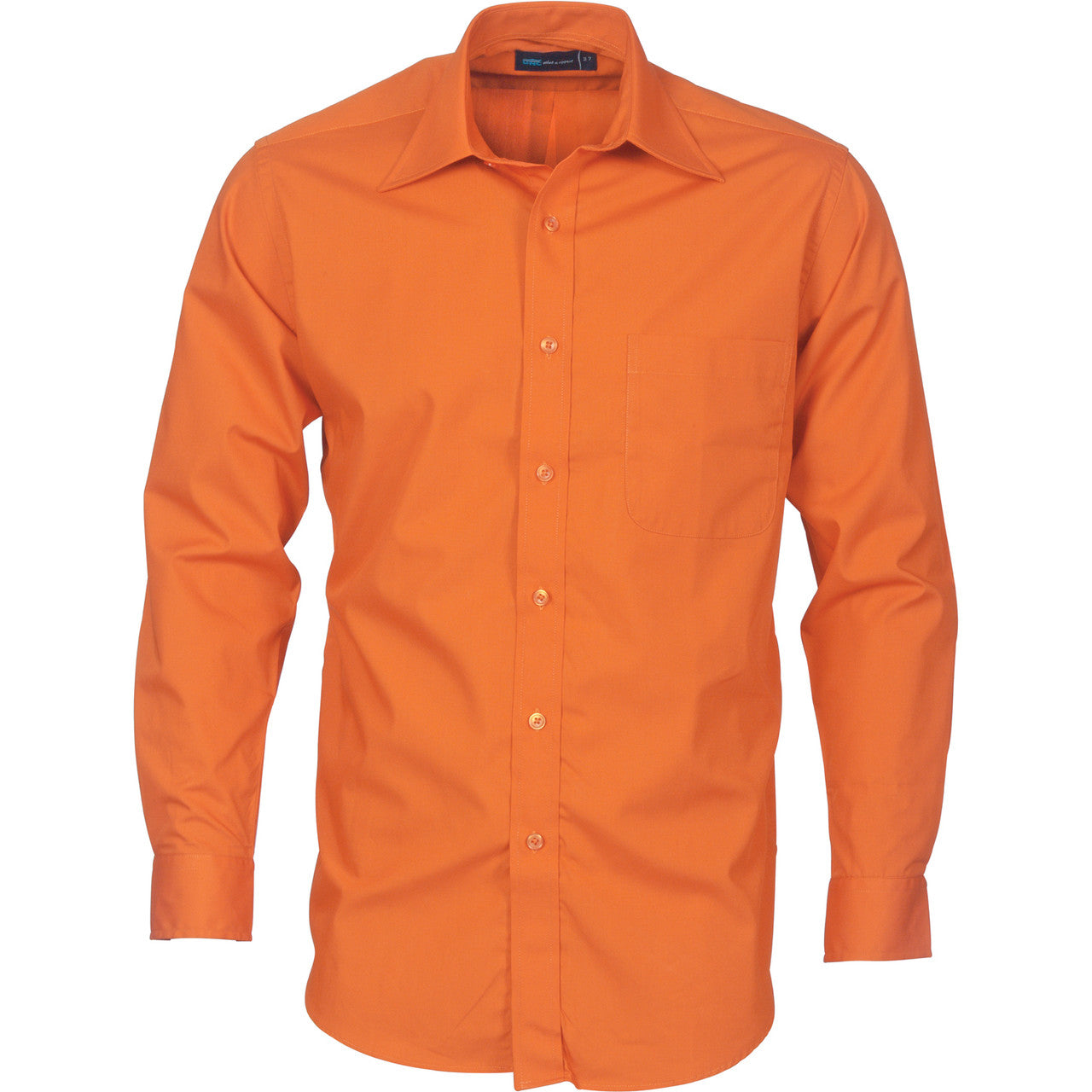 DNC Mens Premier Poplin Business Shirts - Long Sleeve 4152