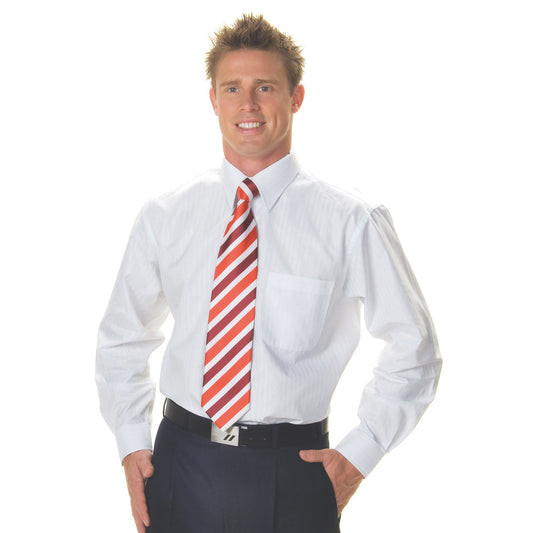 DNC Mens Tonal Stripe Shirts - Long Sleeve 4156
