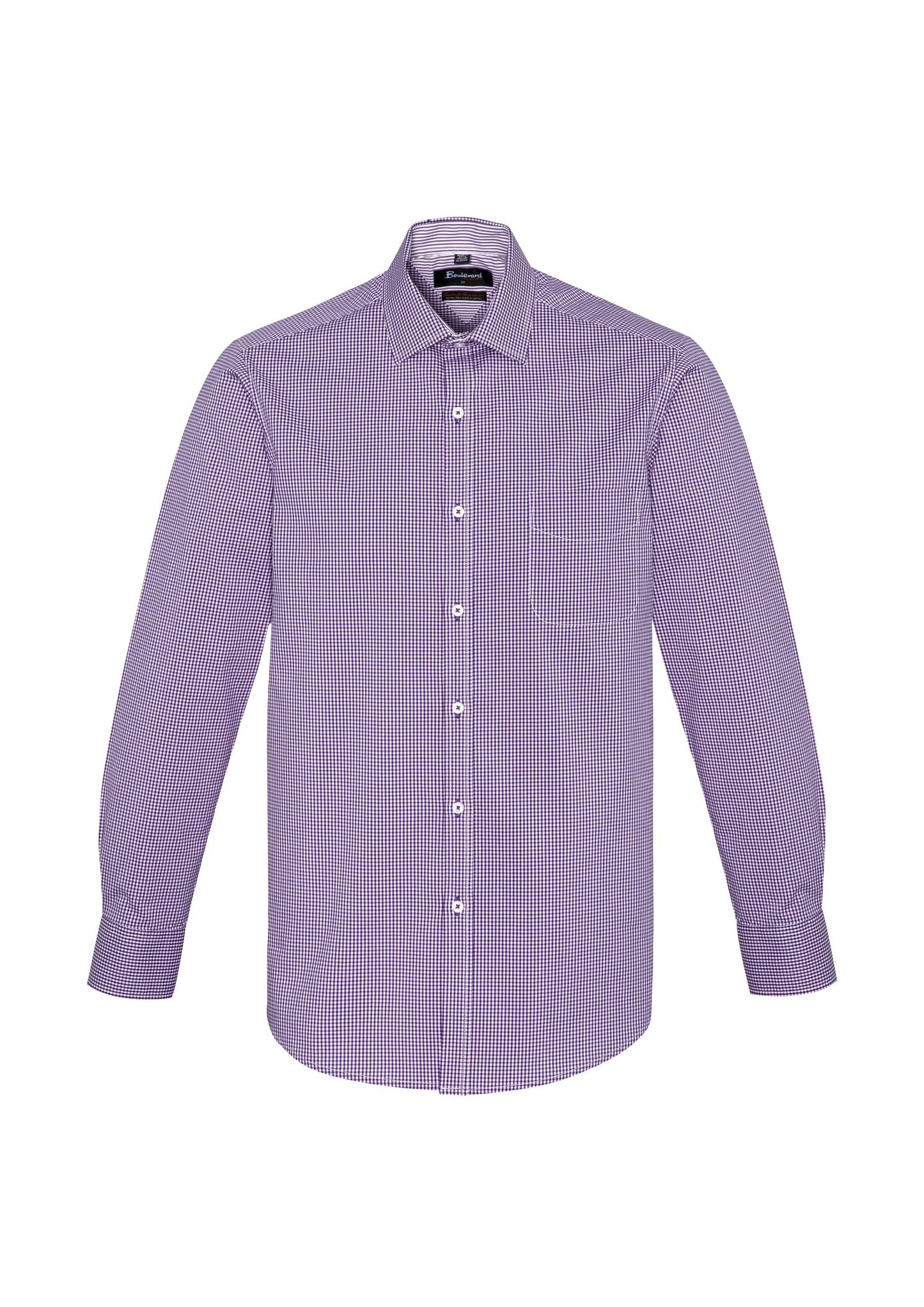 BIZ CORPORATES Mens Newport Long Sleeve Shirt 42520