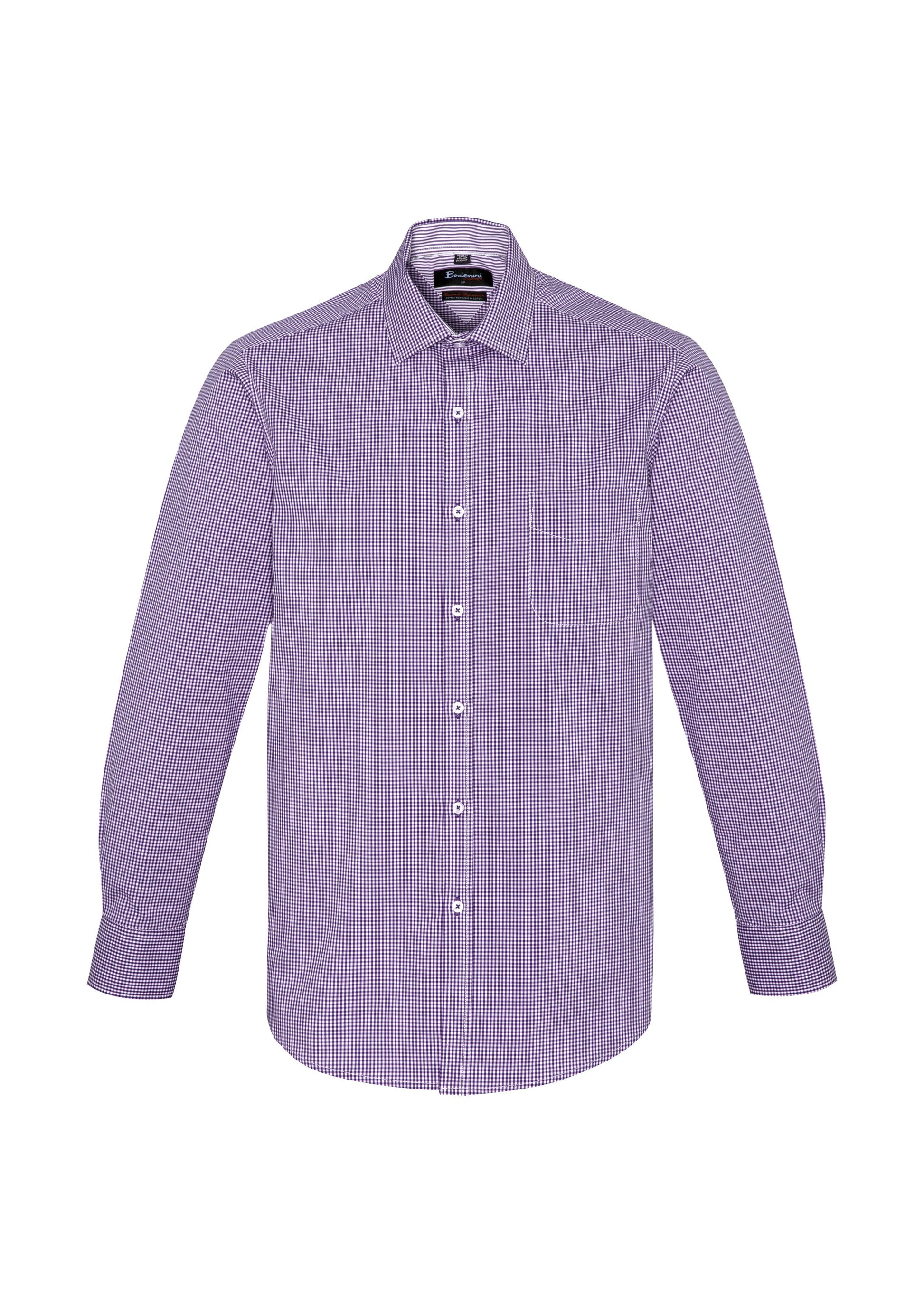 BIZ CORPORATES Mens Newport Long Sleeve Shirt 42520