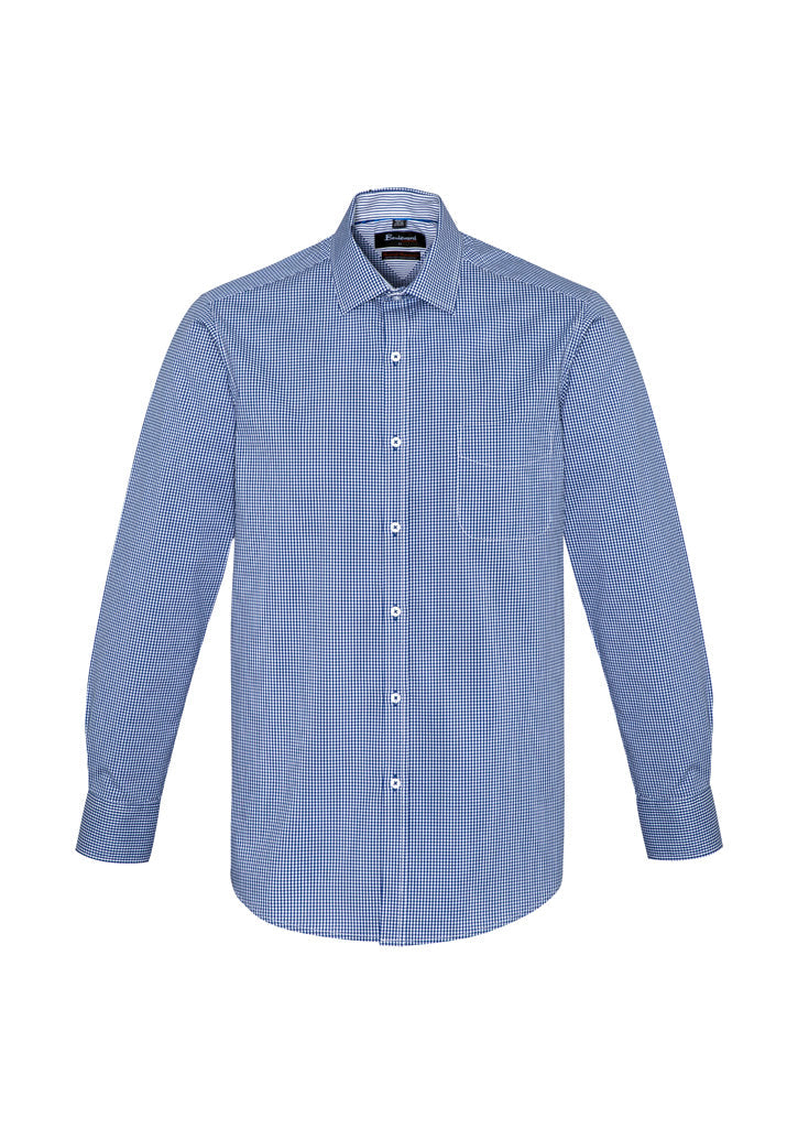 BIZ CORPORATES Mens Newport Long Sleeve Shirt 42520