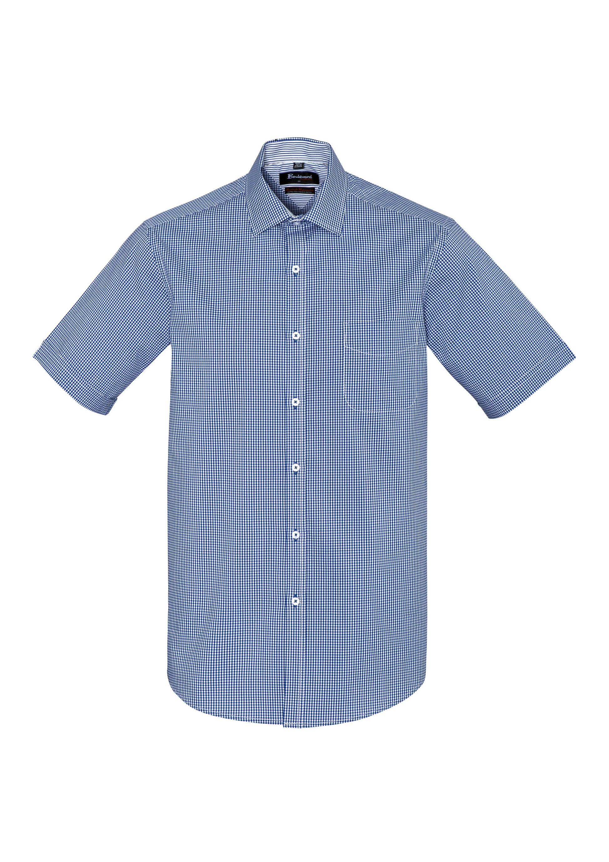 BIZ CORPORATES Mens Newport Short Sleeve Shirt 42522