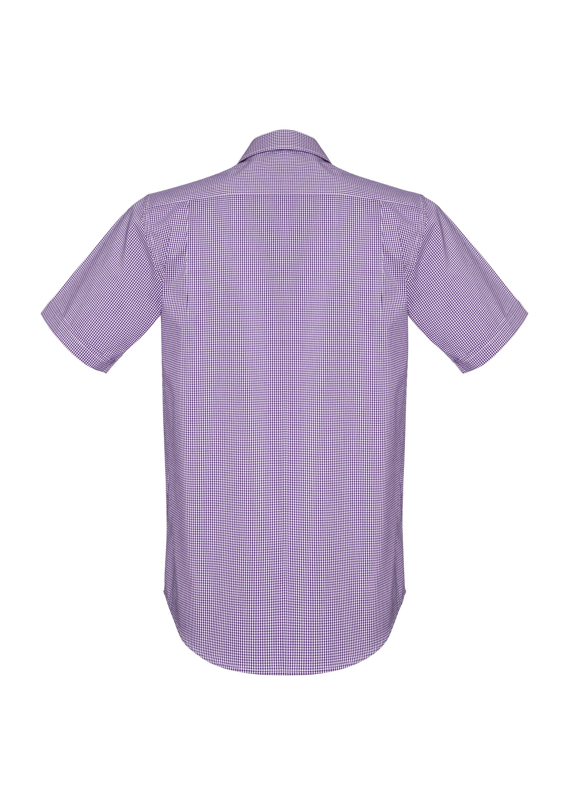 BIZ CORPORATES Mens Newport Short Sleeve Shirt 42522