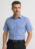 BIZ CORPORATES Mens Newport Short Sleeve Shirt 42522