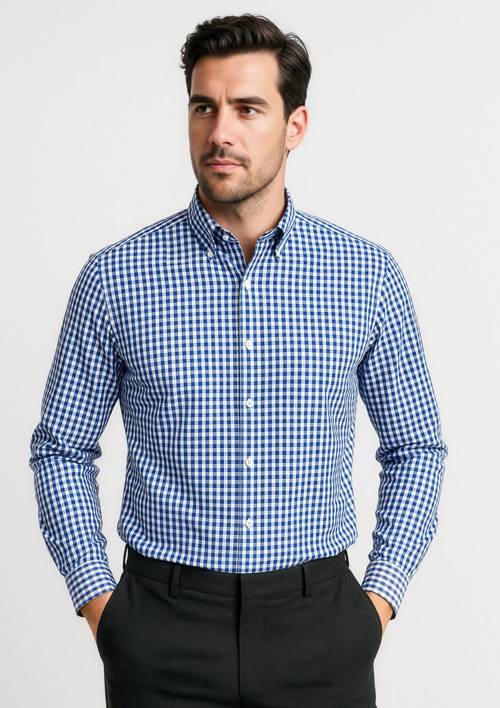 BIZ CORPORATES Mens Springfield Long Sleeve Shirt 43420