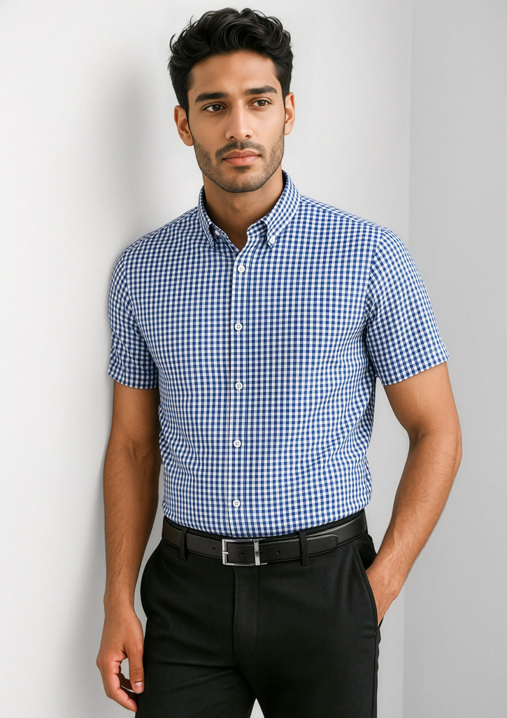 BIZ CORPORATES Mens Springfield Short Sleeve Shirt 43422