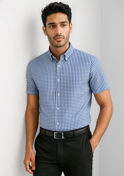 BIZ CORPORATES Mens Springfield Short Sleeve Shirt 43422