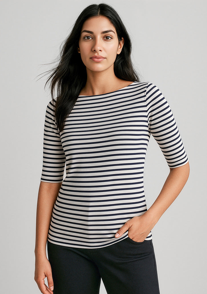 BIZ CORPORATES Womens Camille Short Sleeve T-Top 44113