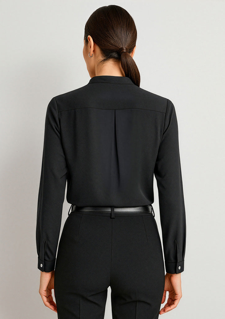 BIZ CORPORATES Womens Juliette Long Sleeve Blouse 44210