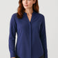 BIZ CORPORATES Womens Juliette Long Sleeve Blouse 44210