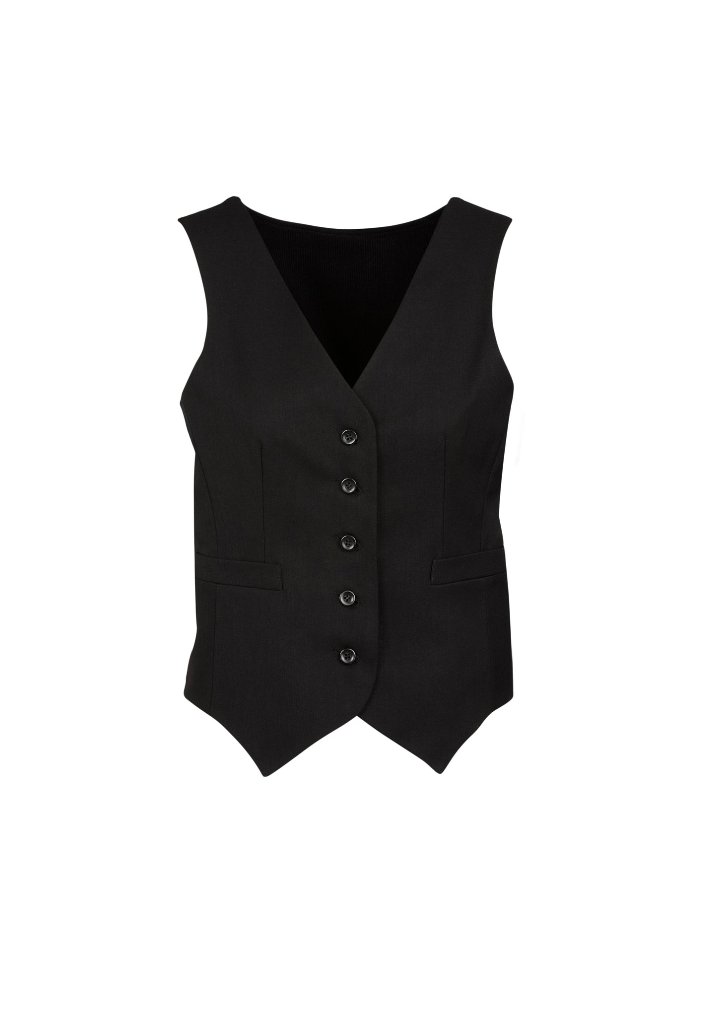 BIZ CORPORATES Cool Stretch Womens Peaked Vest 50111 Clearance