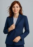 BIZ CORPORATES Womens Cool Stretch Longline Jacket 60112