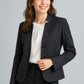 BIZ CORPORATES Womens Cool Stretch Short Jacket with Reverse Lapel 60113