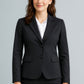 BIZ CORPORATES Womens Cool Stretch 2 Button Mid Length Jacket 60119