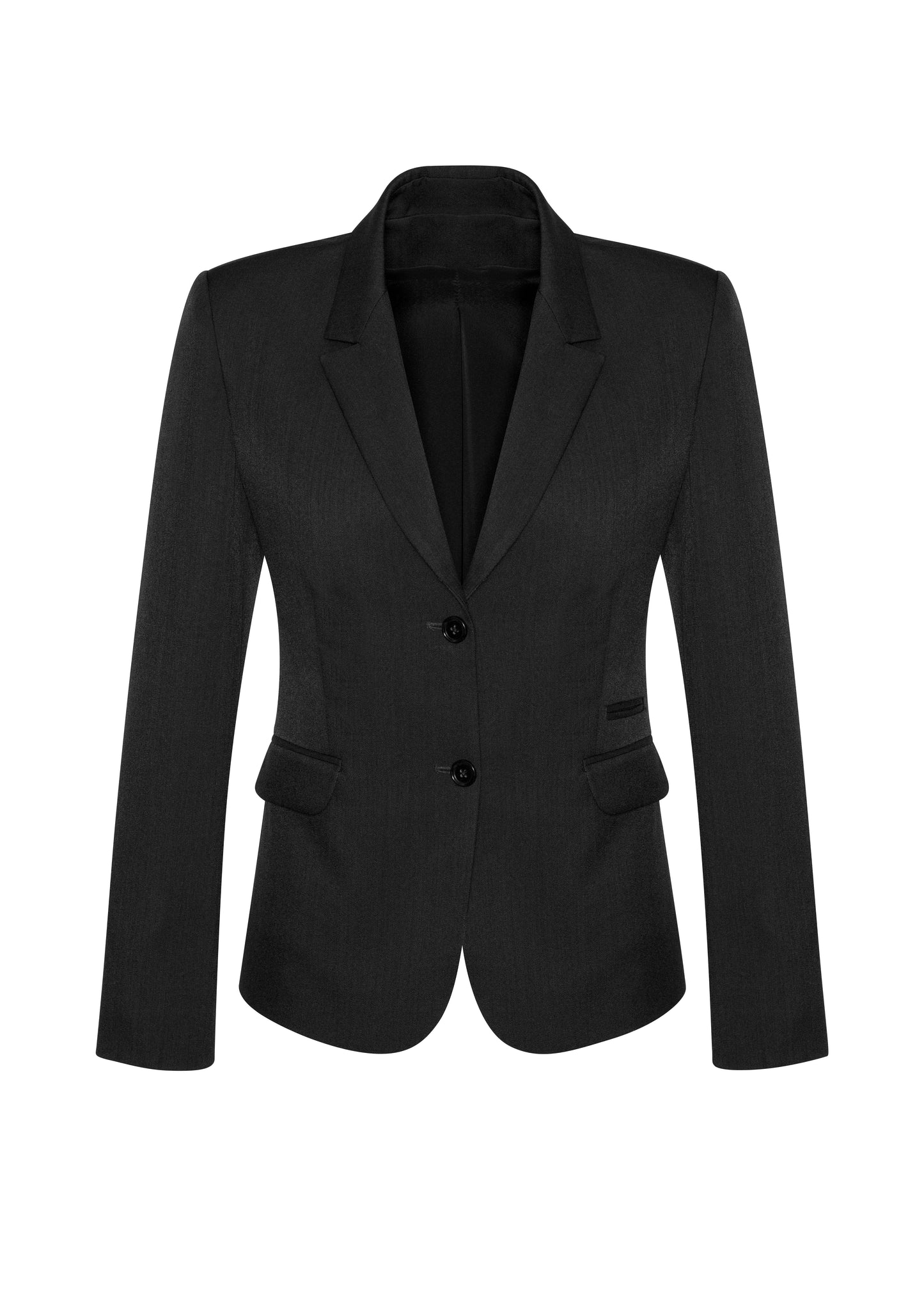 BIZ CORPORATES Womens Cool Stretch 2 Button Mid Length Jacket 60119
