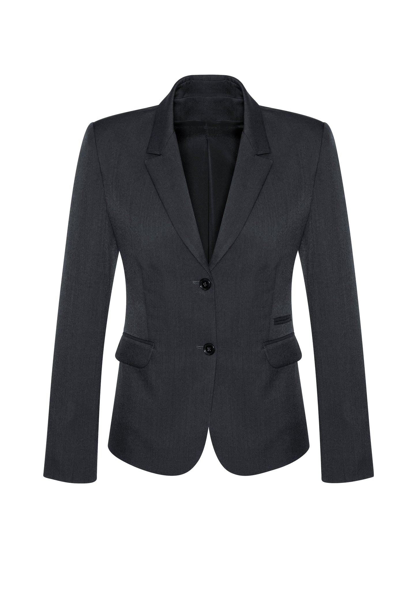 BIZ CORPORATES Womens Cool Stretch 2 Button Mid Length Jacket 60119