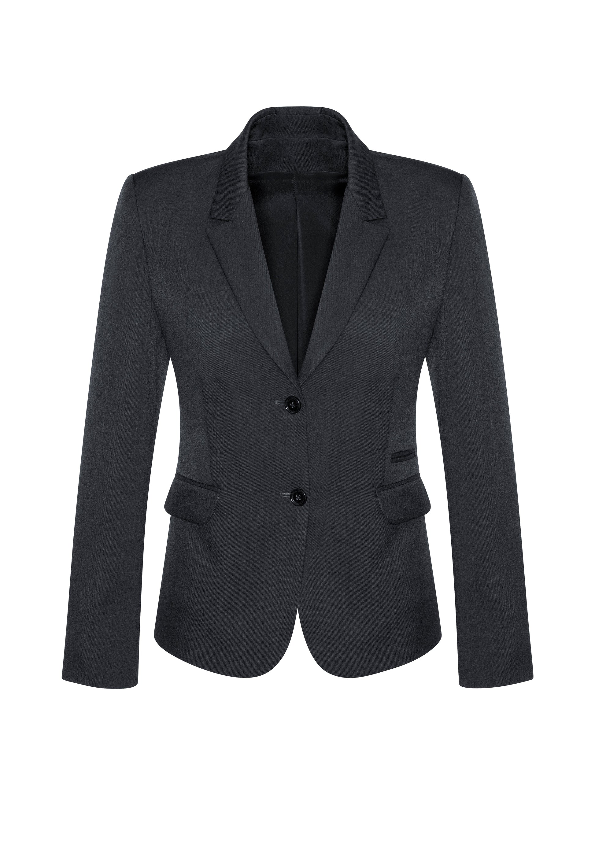 BIZ CORPORATES Womens Cool Stretch 2 Button Mid Length Jacket 60119