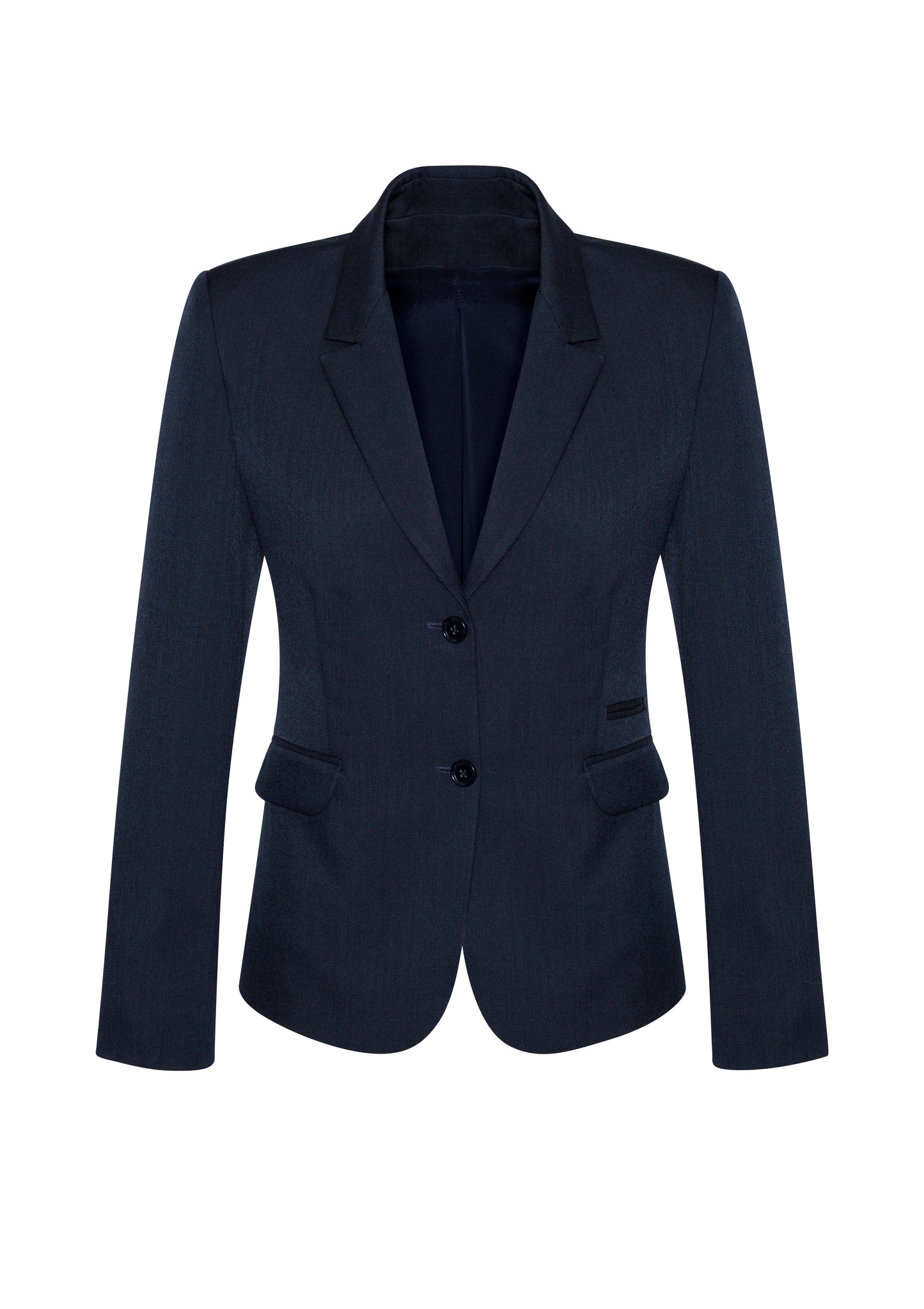 BIZ CORPORATES Womens Cool Stretch 2 Button Mid Length Jacket 60119