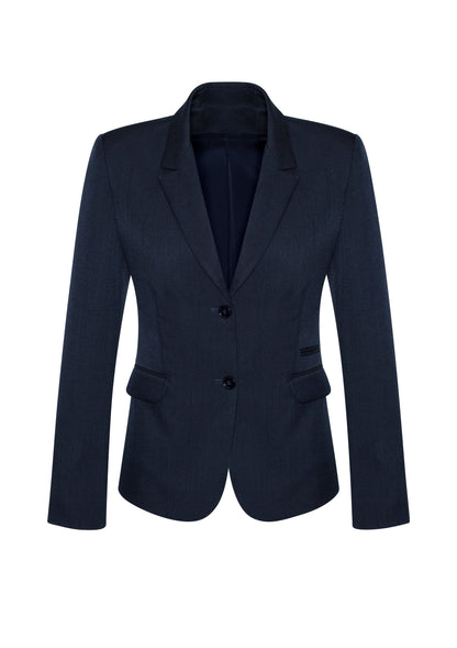 BIZ CORPORATES Womens Cool Stretch 2 Button Mid Length Jacket 60119