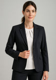 BIZ CORPORATES Womens Comfort Wool Stretch Longline Jacket 64012